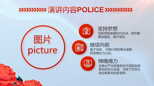公安喜迎二十大忠诚保平安演讲PPT