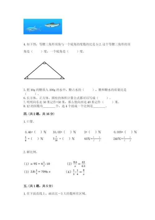 苏教版数学小升初模拟试卷及参考答案（培优b卷）.docx