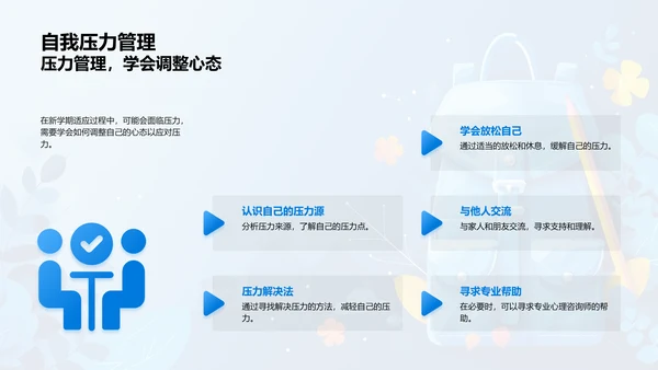 新学期适应指南PPT模板