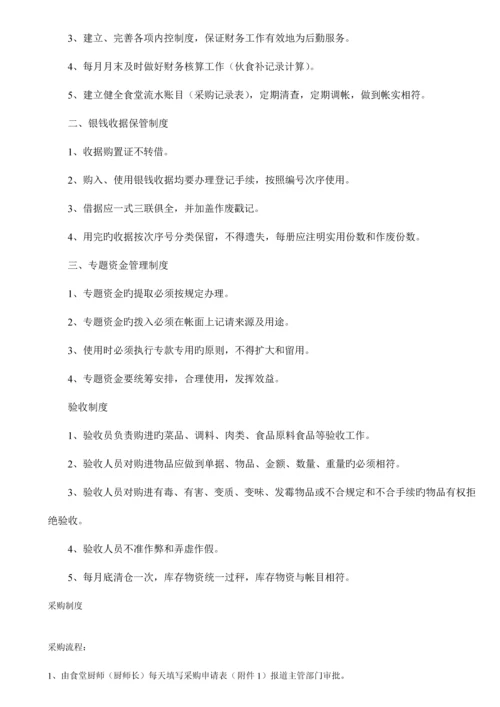 最新职工食堂管理制度汇编.docx