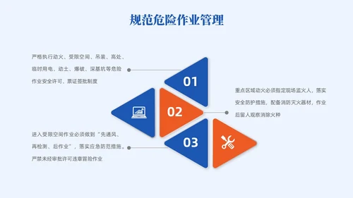 插画风蓝色简约员工安全生产培训PPT模板宣传PPT安全生产月