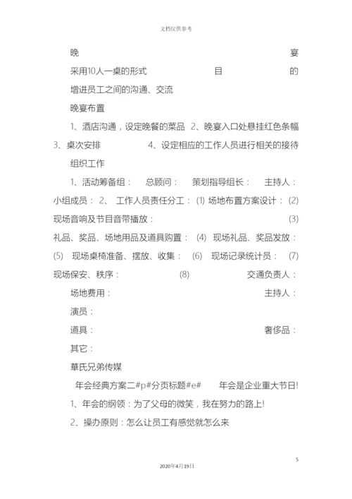 年会策划方案详细策划.docx