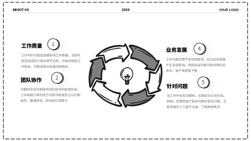 黑白卡通插画风格团队介绍
