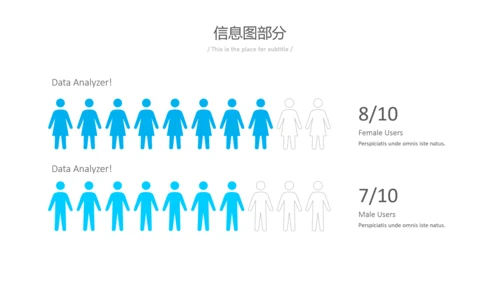 简洁蓝色风格公司简介商务汇报PPT模板