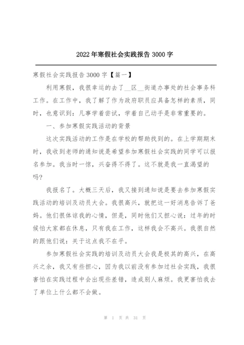 2022年寒假社会实践报告3000字.docx