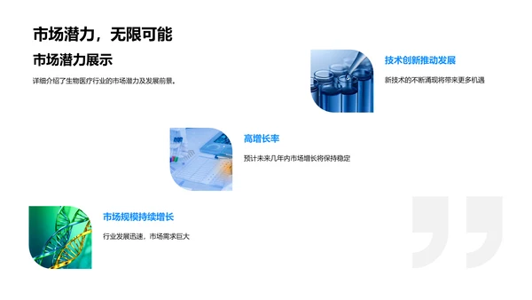 生物医疗投资报告PPT模板