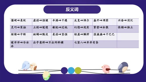 统编版语文四年级上册第二单元（复习课件）