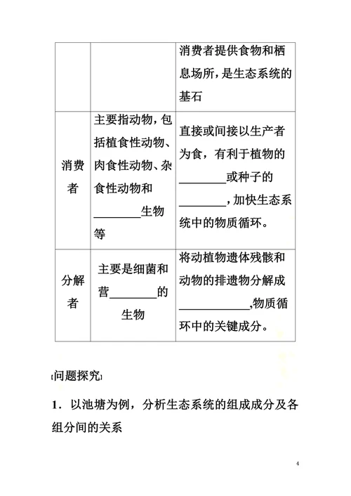 最新5.1-生态系统的结构导学案