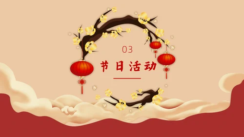 春节习俗传统习俗ppt模板