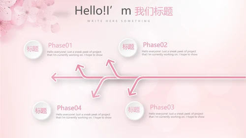 粉色唯美彩妆纹绣动态PPT
