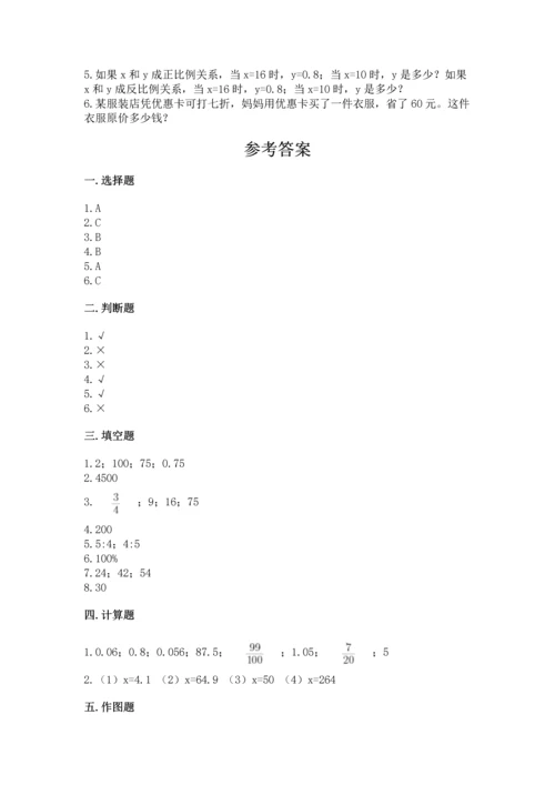 小学六年级下册数学期末测试卷含完整答案【全优】.docx