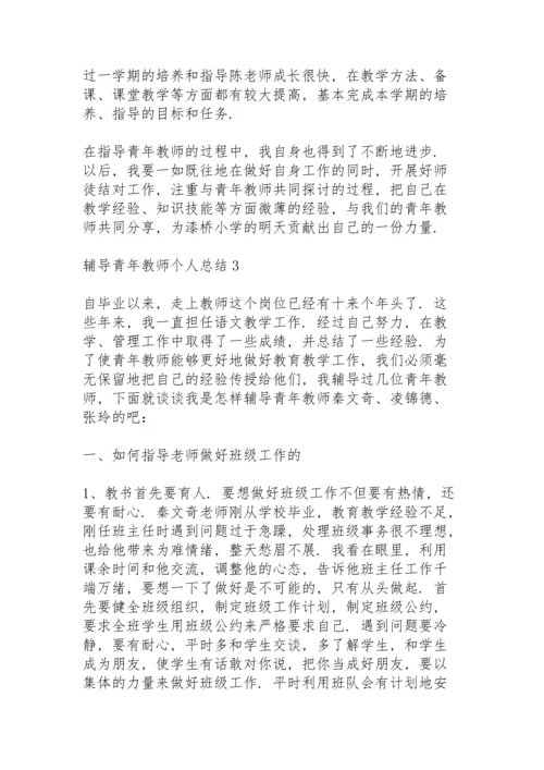 辅导青年教师个人总结5篇.docx