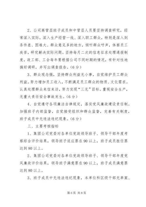 关于创建“四好”领导班子实施意见.docx