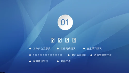 内容完整的述职报告PPT模板