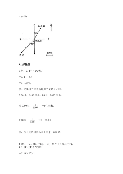 小升初数学期末测试卷及答案【各地真题】.docx