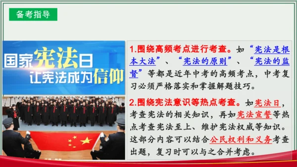 《讲·记·练高效复习》 第一单元 坚持宪法至上 八年级道德与法治下册 课件(共30张PPT)