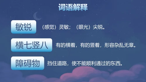 部编版四年级上册夜间飞行的秘密课件PPT模板