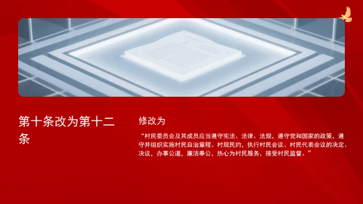 中华人民共和国村民委员会组织法（修订全文）ppt课件