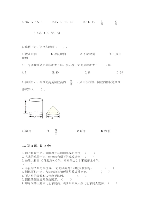 洛阳市小学数学小升初试卷附参考答案（达标题）.docx