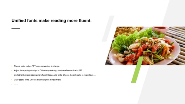绿色创意健康餐饮轻食市场营销PPT案例