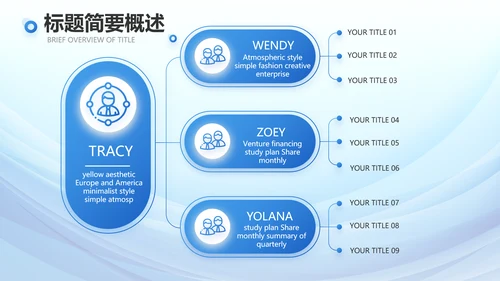 蓝色大气年年终总结商务动态PPT