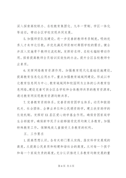 市政办义务教育均衡发展方案.docx