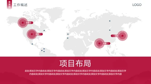 风云城市世界著名地标年终汇报通用PPT模板