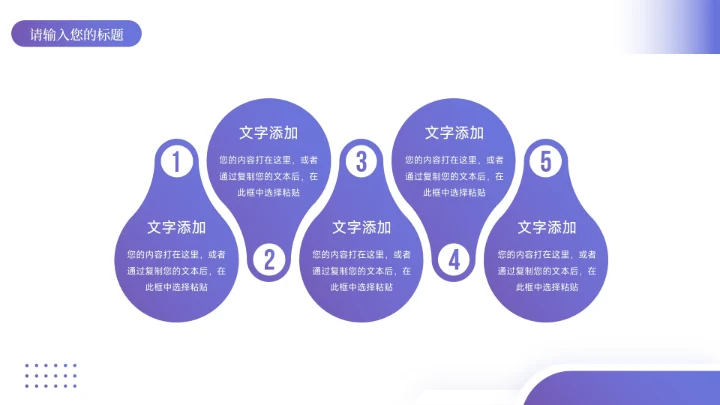 紫色渐变实用员工心态管理培训PPT模板