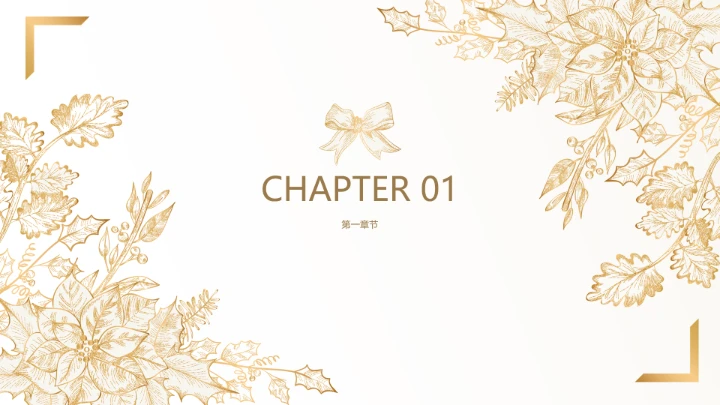 淡雅手绘风圣诞通用模板