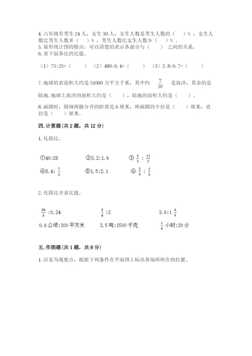 六年级上册数学期末测试卷附完整答案【历年真题】.docx