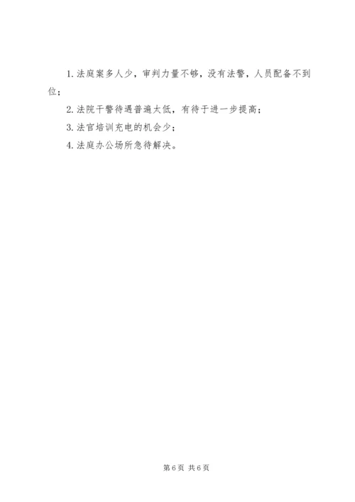 人民法庭检查汇报.docx