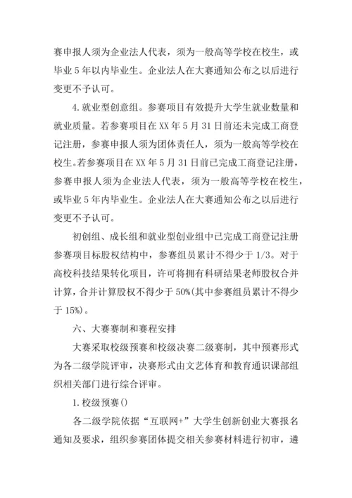 互联网大赛综合项目专题计划书.docx