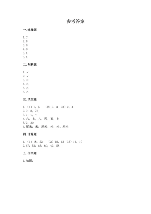 人教版二年级上册数学期末测试卷a4版打印.docx