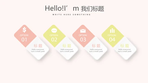 幸福一家人电子相册动态PPT