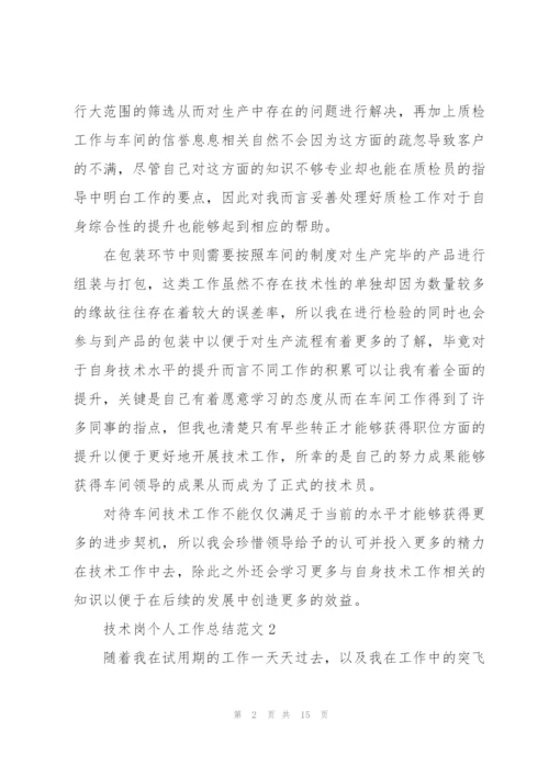 技术岗个人工作总结范文.docx