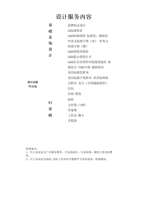 广告设计服务合同范本