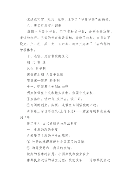 高中历史知识点总结.docx