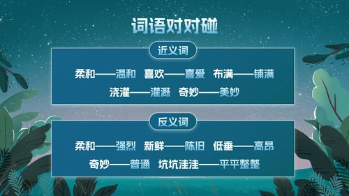 部编版四年级上册《走月亮》