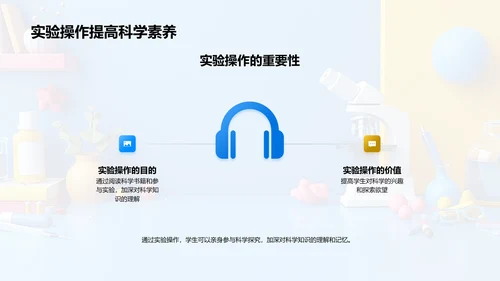 科学实验探索PPT模板