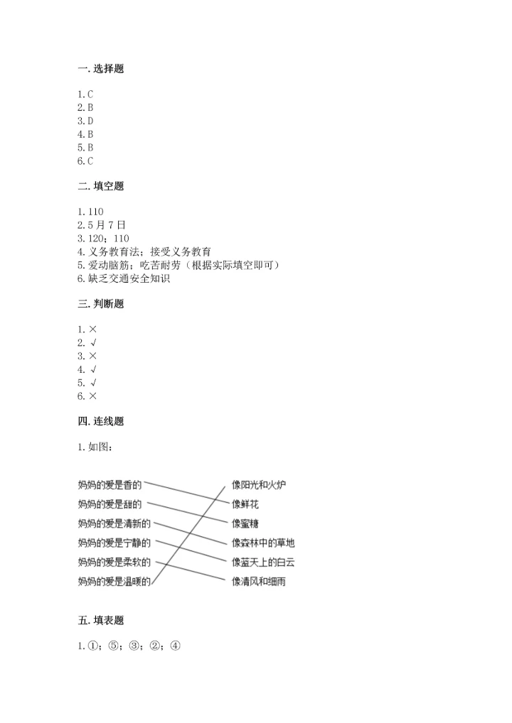 2022小学三年级上册道德与法治 期末测试卷精品（能力提升）.docx