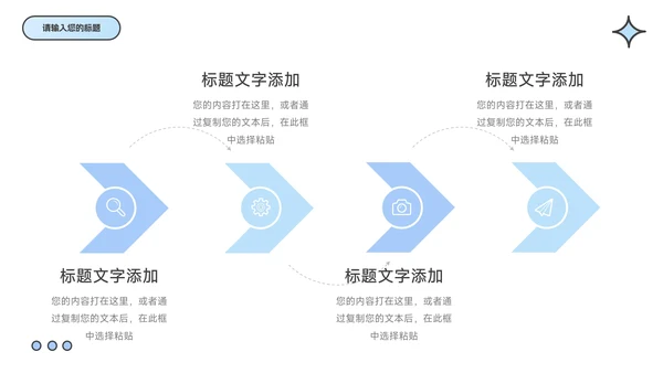 个人蓝色极简实用个人述职报告PPT模板