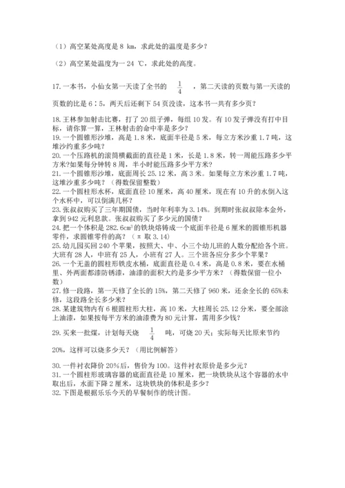 六年级小升初数学解决问题50道附答案（达标题）.docx