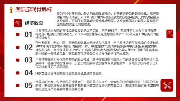 足球世界杯足球比赛活动PPT模板