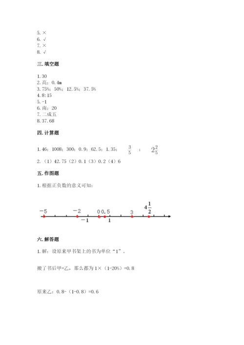 小升初数学期末测试卷及答案【各地真题】.docx