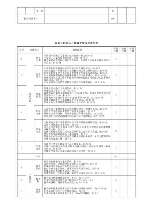 优质建筑综合施工安全检查评分汇总表最新版.docx