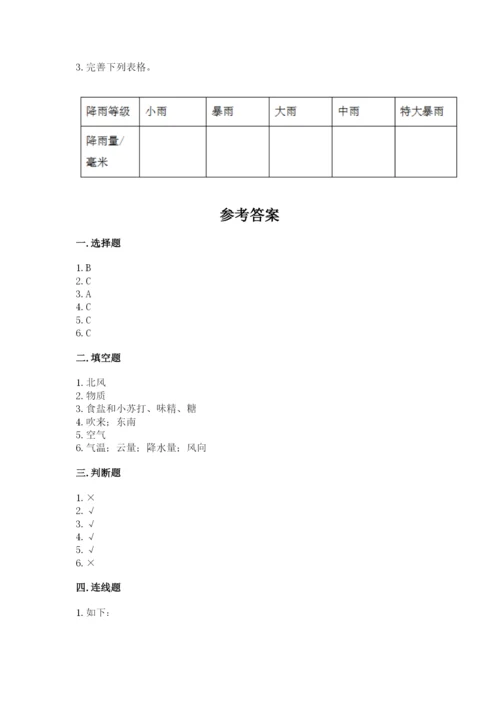 教科版三年级上册科学期末测试卷精品（b卷）.docx