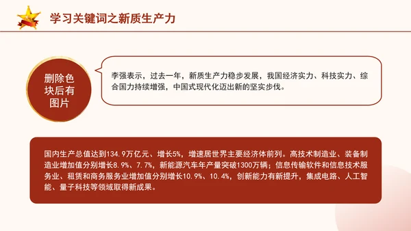 2025年两会政府工作报告关键词新质生产力ppt