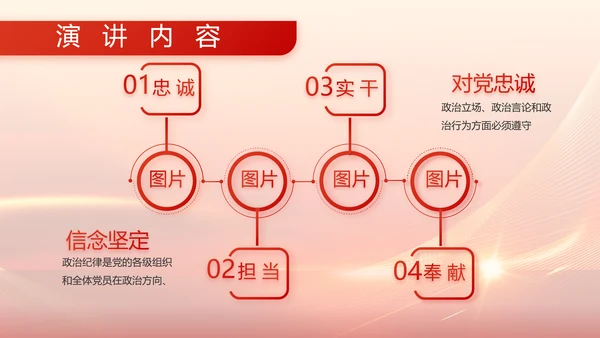 红色大气军事部队表彰大会动态PPT模板
