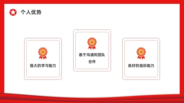 红色简约大学团支书竞选PPT课件