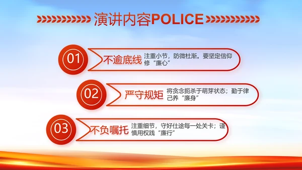 新时代辅警公安警察工作总结动态PPT